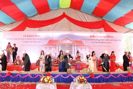Construction du nouveau siège du consulat général du Vietnam au Nord du Laos