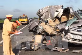 Les accidents de la route tuent 210 personnes en huit jours de vacances du Têt