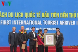 Afflux de touristes étrangers lors du premier jour de l'année