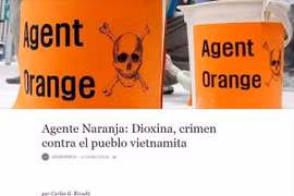 Argenpress: Dioxine, un crime contre le peuple vietnamien