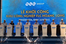 Mise en chantier de la zone industrielle FLC Hoàng Long 