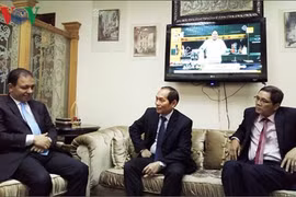 Présentation des cultures vietnamienne et égyptienne sur la radio VOV