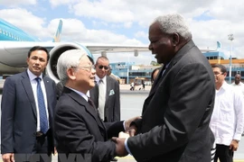 Le secrétaire général Nguyên Phu Trong entame sa visite d’Etat à Cuba