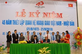 Célébration des 45 ans des relations diplomatiques Vietnam - Japon à Vinh Long