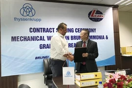 Une société vietnamienne installe des structures en acier au Brunei