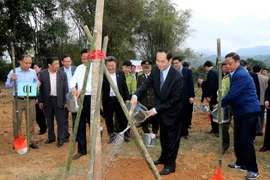 Lancement de la Fête de plantation d'arbres du Printemps Mâu Tuât 2018