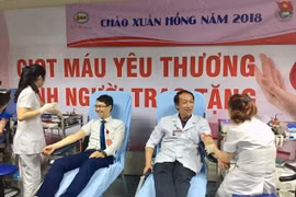 Un millier de personnes à la fête du don de sang "Bonjour le printemps rouge 2018" 