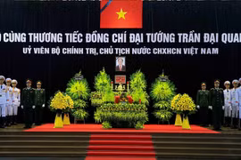 Célébration solennelle des funérailles nationales pour le président Tran Dai Quang
