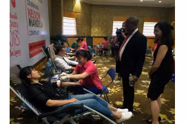 Dons du sang en l’honneur de la journée internationale Nelson Mandela