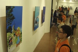 Exposition du dessinateur belge de bandes dessinées Dany à Hanoï