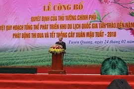 Publication du plan d’aménagement de la zone touristique nationale Tân Trào-Tuyên Quang