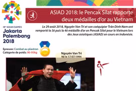 ASIAD 2018: le Pencak Silat rapporte deux médailles d’or au Vietnam