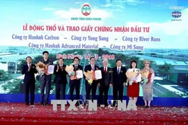 Mise en chantier de cinq projets sud-coréens à Binh Phuoc 