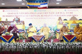 Échange culturel bouddhiste Vietnam-Russie-Inde à Moscou