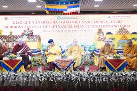 Échange culturel bouddhiste Vietnam-Russie-Inde à Moscou