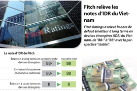 Fitch relève les notes d’IDR du Vietnam