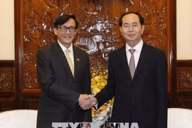 Le président Tran Dai Quang reçoit le diplomate thaïlandais