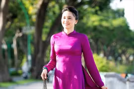 La beauté des ao dài brodé à la main