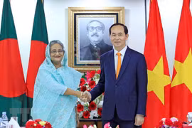 Entretien entre le président Trân Dai Quang et la PM bangladaise Sheikh Hasina
