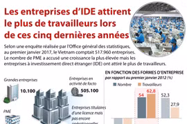 [Infographie] Les entreprises d’IDE attirent le plus de travailleurs