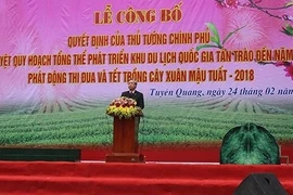 Publication du plan d’aménagement de la zone touristique nationale Tân Trào-Tuyên Quang