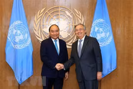 Le PM Nguyen Xuan Phuc de retour à Hanoi après sa participation au débat de l’AG de l'ONU