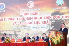 Le PM participe à une conférence sur le ginseng de Ngoc Linh à Kon Tum
