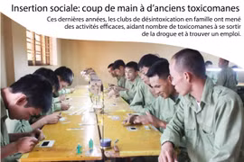 Insertion sociale: coup de main à d’anciens toxicomanes