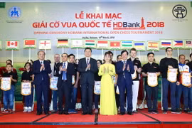 Ouverture du Tournoi international d’échecs HDBank 2018