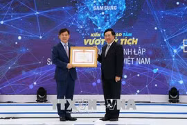 Le vice-PM Pham Binh Minh au 10e anniversaire de Samsung Electronics Vietnam