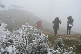 Nord : le mont Mau Son sous la neige