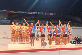 Coupe du monde de gymnastique Aérobic Suzuki 2018 : neuf médailles pour le Vietnam 