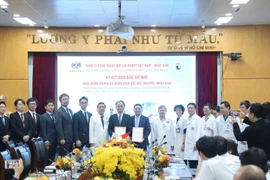 Coopération entre l'hôpital national K et l'hôpital universitaire de Nagoya dans la recherche sur le cancer