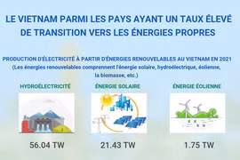 Le Vietnam parmi les pays ayant un taux élevé de transition vers les énergies propres