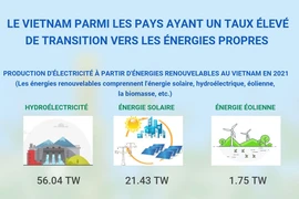 Le Vietnam parmi les pays ayant un taux élevé de transition vers les énergies propres