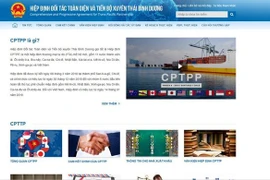 Un site d’internet sur le CPTPP, outil utile pour les entreprises et les habitants 