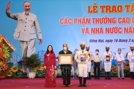 Remise de nobles distinctions à des collectifs et particuliers à Dong Nai