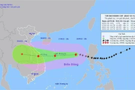 Le super-typhon NORU devrait toucher le Vietnam le 27 septembre