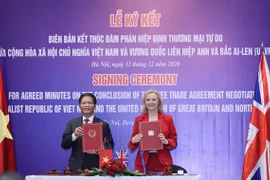 Signature de l’accord de libre-échange Vienam-Royaume-Uni