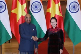 Entrevue entre la présidente de l’AN et le président indien