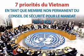 Les sept priorités du Vietnam en tant que membre non permanent du Conseil de sécurité de l'ONU