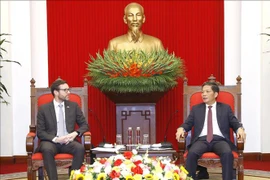 Le chef de la Commission économique du Parti reçoit l'ambassadeur du Royaume-Uni 