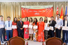 Les Vietnamiens à l’étranger fêtent le Têt traditionnel 2021