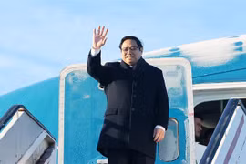 Le Premier ministre Pham Minh Chinh arrive à Bruxelles, en Belgique
