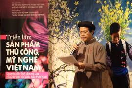 Des produits en soie du Vietnam exposés en R. de Corée