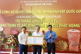 Deux anciens objets de Quang Ninh reconnus trésors nationaux