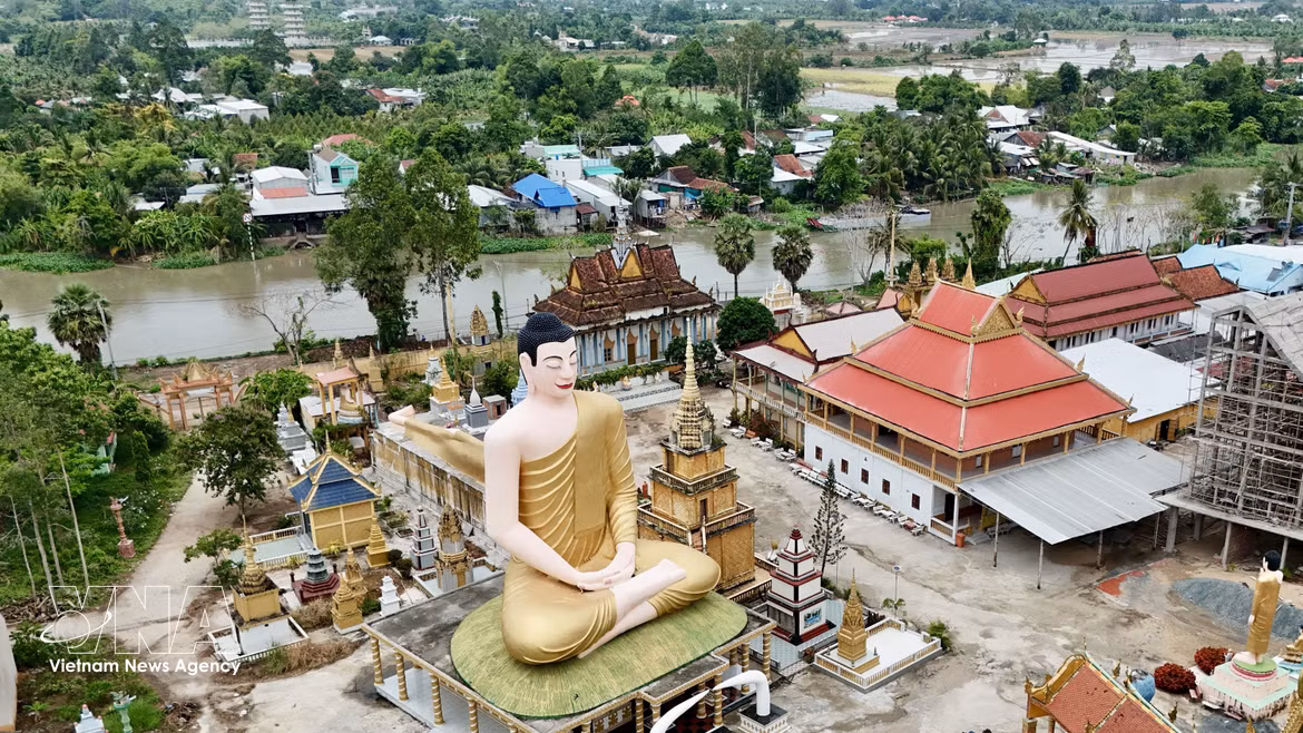 La pagode Serey Meang Kol Sa Kor, trésor culturel d’An Giang