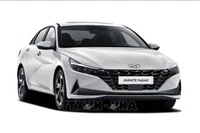 Hyundai a dévoilé la nouvelle Avante hybride à Séoul, le 13 août 2020. Photo : YONHAP/VNA