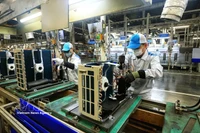 L'industrie manufacturière demeure le principal moteur de cette croissance, avec une progression de 9,73 %. Photo: VNA