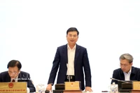 Le vice-gouverneur de la Banque d’État du Vietnam (BEV), Pham Thanh Ha, s'exprime. Photo : VNA